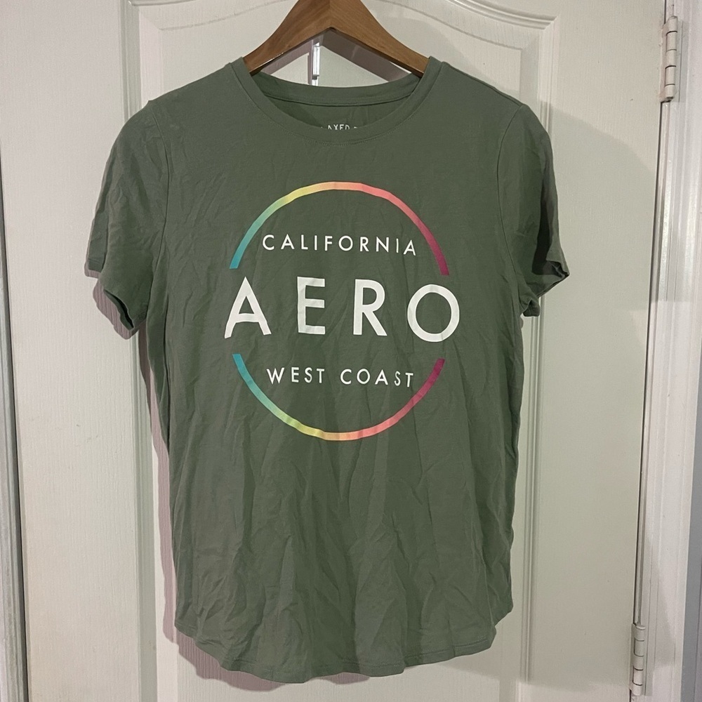 Aeropostale Green California Tee